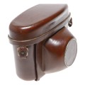 Zeiss Ikon brown vintage film camera antique leather ever-ready case