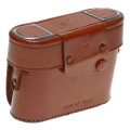 Samoca tan vintage film camera antique leather case only