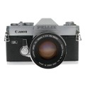 Canon Pelix QL 35mm SLR Film Camera 1:1.4 50mm Lens Macro Tubes