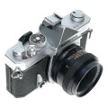 Konica Autoreflex T3 35mm SLR Film Camera Split Image Hexanon AR 1.7/50