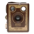 Kodak Brownie Six-20 Model F Box Camera with Flash Contacts