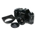 Konica FS-1 35mm Film SLR Camera Hexanon 1.8/50 AR
