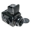 Zenza Bronica S2 Black 6x6 SLR Film Camera Nikkor-P 1:2.8 f=75mm
