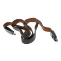 Camera lug clips with vintage leather neck strap fits Leica M3 film