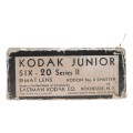 Kodak Junior Six-20 Series II Folding Camera Bimat Lens in Box
