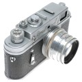 Zorki-4 Early Model 35mm Rangefinder Camera Jupiter-8 2/50 Lens USSR