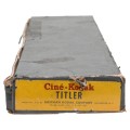 Eastman Cine-Kodak Titler 8mm Movie Titling Adapter Device in Box
