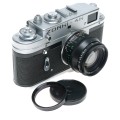 Zorki 4K Rangefinder Camera Jupiter-8 2/50 M39 Leica Mount Lens USSR