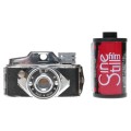 Q.P Hit-Type Sub Miniature Film Camera Japan in Original Pouch Rare