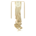 Tie-On Wavy Ponytail 55cm With Ribbons & Clip - M24-613 Mix Light Blonde