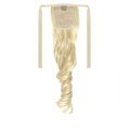 Tie-On Wavy Ponytail 55cm With Ribbons & Clip - 88H60 Ash White Blonde Mix
