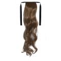 Tie-On Wavy Ponytail 55cm With Ribbons & Clip - 4-30 Chestnut Brown Mix