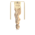 Tie-On Wavy Ponytail 55cm With Ribbons & Clip - 14-613 Medium Blonde Mix