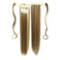 Self-Fastening Wrap Straight Ponytail 55cm - 6P-613 Golden brown blonde mix