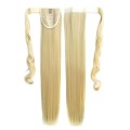 Self-Fastening Wrap Straight Ponytail 55cm - 22 Medium-light blonde