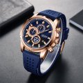 Megir Mens 2101 Chronograph Watch - Blue