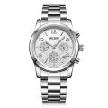Megir 2057 Womens Chronograph Watch - Silver