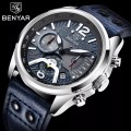 Benyar 5171 Mens Chrongraph Watch - Blue
