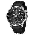 Benyar 5164 Mens Chronograph Watch - Black/Silver