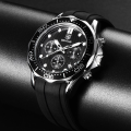Benyar 5164 Mens Chronograph Watch - Black/Silver