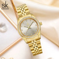 Shengke K0156 Womens Watch - Gold