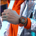 Curren 8438 Mens Chronograph Watch - Orange