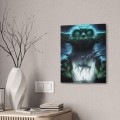 Yoda (The Empire Strikes Back) Painting Printed on Stretched Canvas 24" x 18"
