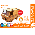 Scooby-Doo Mystery Machine Laser-Cut Digital Design | Svg, DXF, Cdr, PDF | 3mm Thickness | Standa...