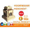 Voortrekker Monument Laser-Cut Digital Design | SVG, Dxf, CDR, Pdf | 3mm Thickness | Standard 50c...