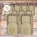 10-Pack Rustic Trupan MDF Bill Folders