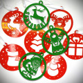 12-Piece Christmas Ball/Ornaments Set - Green and Red - for Your Festive Tree (No Strings Attached)