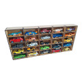 1:64 Model Car Display Shelf - Stylish Storage Shelf for Hot Wheels & Matchbox Collections (25 Cars)