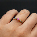 Ainura - Pink Sapphire & Natural Diamonds