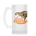 CHEETAHS Rugby Frosted Glass Beer Mug