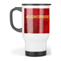 LIONS Rugby White Travel Mug - #LIONSPRIDE