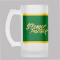 SPRINGBOKS Rugby Back to Back WORLD CUP CHAMPIONS Frosted Beer Mug