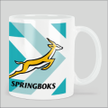 SPRINGBOKS Rugby White Coffee Mug - RWC White Jersey