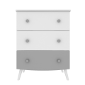 Chest of Drawers With Retro Legs 3 Drawer