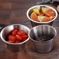 SAUCE DIP CUP SET STAINLESS STEEL