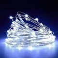 Led String Lights Battery Operated 100 lights 10m Cool White - Indoor