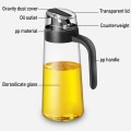 Cooking Oil Bottle With Automatic Opening And Closing That Is Leak Proof 630ml White