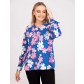 Women's Callie Cherry Blossom Long Sleeve Shirt Blue