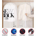 Hanging Garment Bag Clear Printed With Zipper