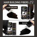 Thick Fiber Hair Building Fibers For Thinning And Fine Hair - Black