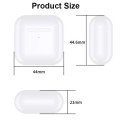 Wireless Pro5 Bluetooth Ear Pods That Are Compatible With iOS And Android White