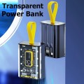 10000mAh Transparent Power Bank With LED