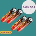 AAA Heavy Duty Batteries Pack Of 4