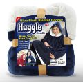 Huggle blanket Hoodie, Ultra Plush Blanket - One Size fit all navy