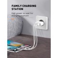 LDNIO 15.5W 3USB Travel Smart Fast Charger 3.1A With Cable Type C