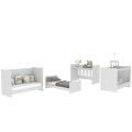 Multifunctional Modern Baby Cot Crib Bed Desk 4 in 1